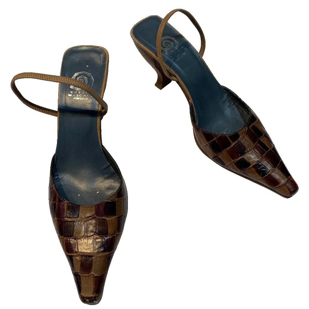 Ursula Mascaro vintage slingback pumps